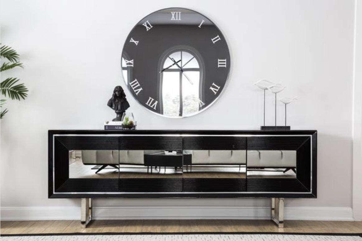 Black sideboard, dresser, chest of drawers, cabinet, luxury sideboard