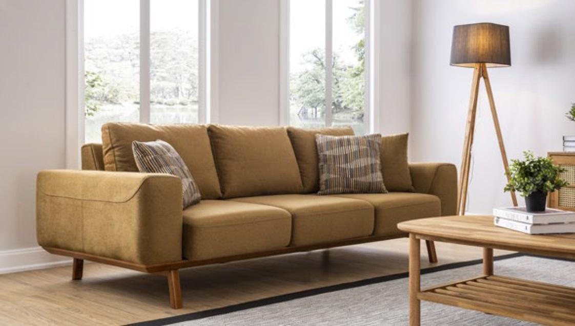 Classic brown sofa 3 seat sofas seat design couch three seater luxury furniture style