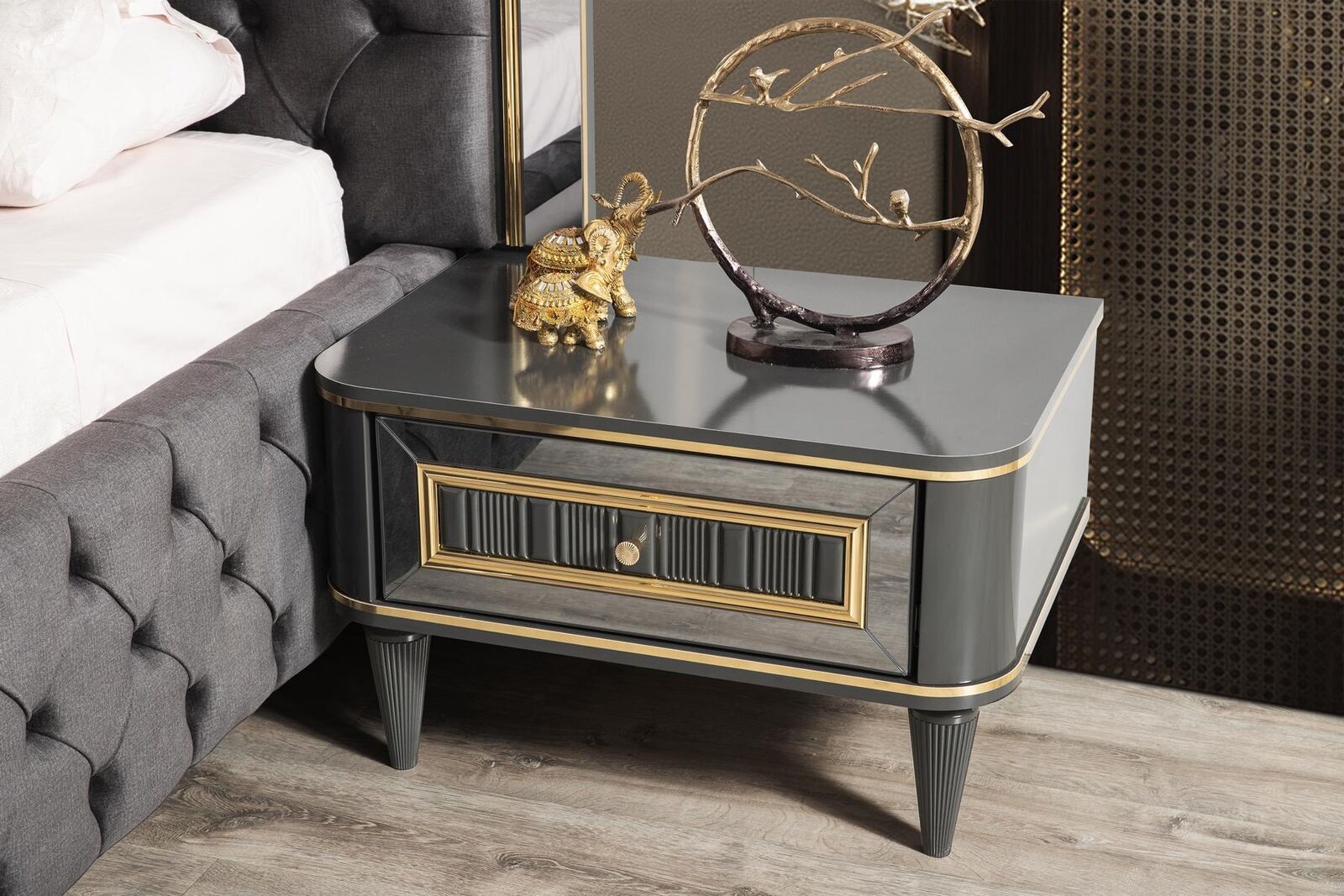 Bedside Consoles Side Tables Table Luxury Hotel Bedroom Furniture Wood New
