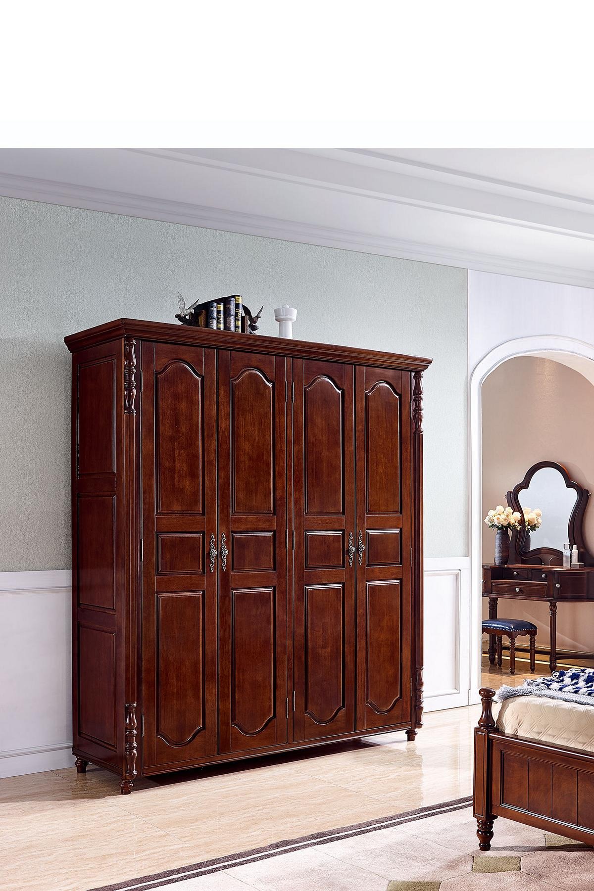 Wardrobe Bedroom Wooden Cupboard Style Wardrobes Furniture Baroque