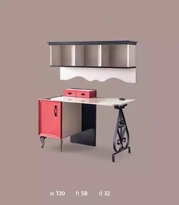 Secretary Desk Table 130x32x58 Desks Tables Furniture Wood Computer