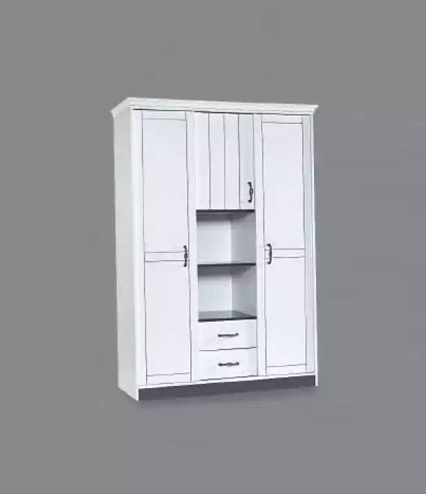 Country House Furniture Bedroom Wardrobe Cupboard White Wardrobes 140cm