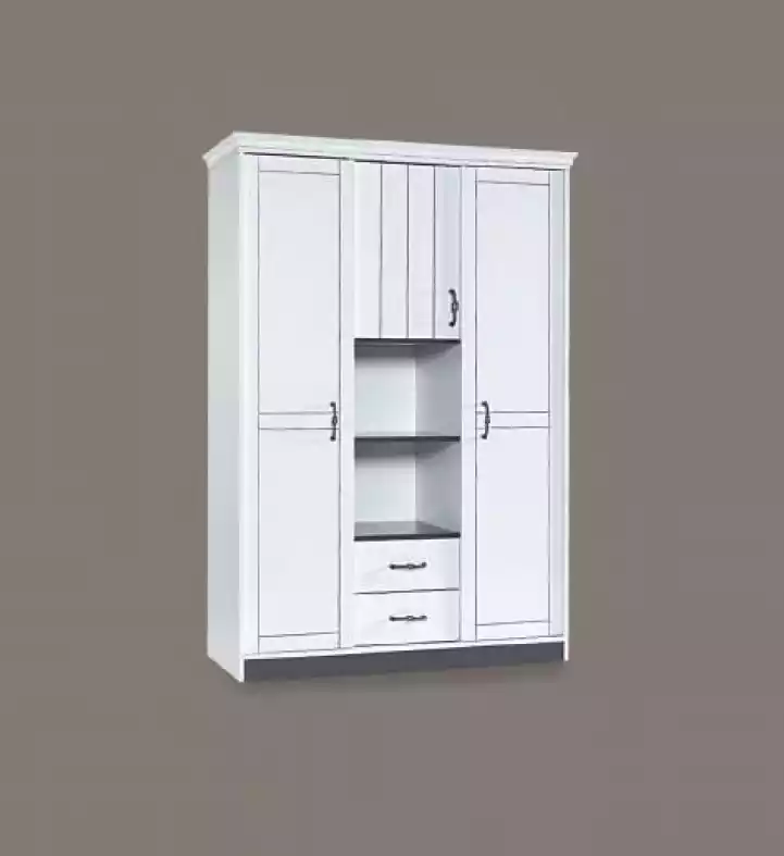 Country House Wardrobe Bedroom Furniture Wood White Cupboard Precious Wardrobes