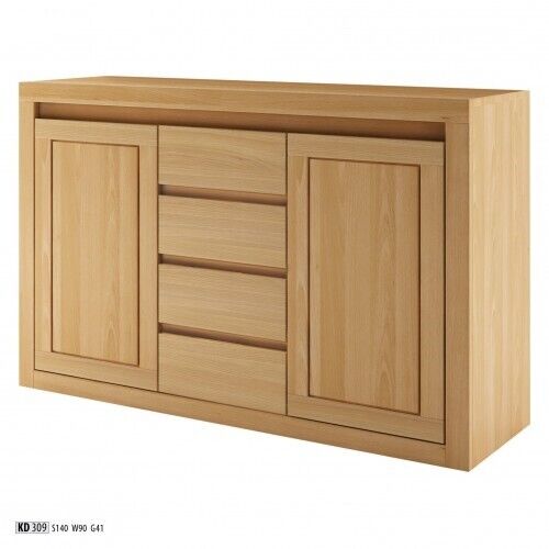 Sideboard dresser solid wood cabinets real wood oak 140x90cm dressers cabinet