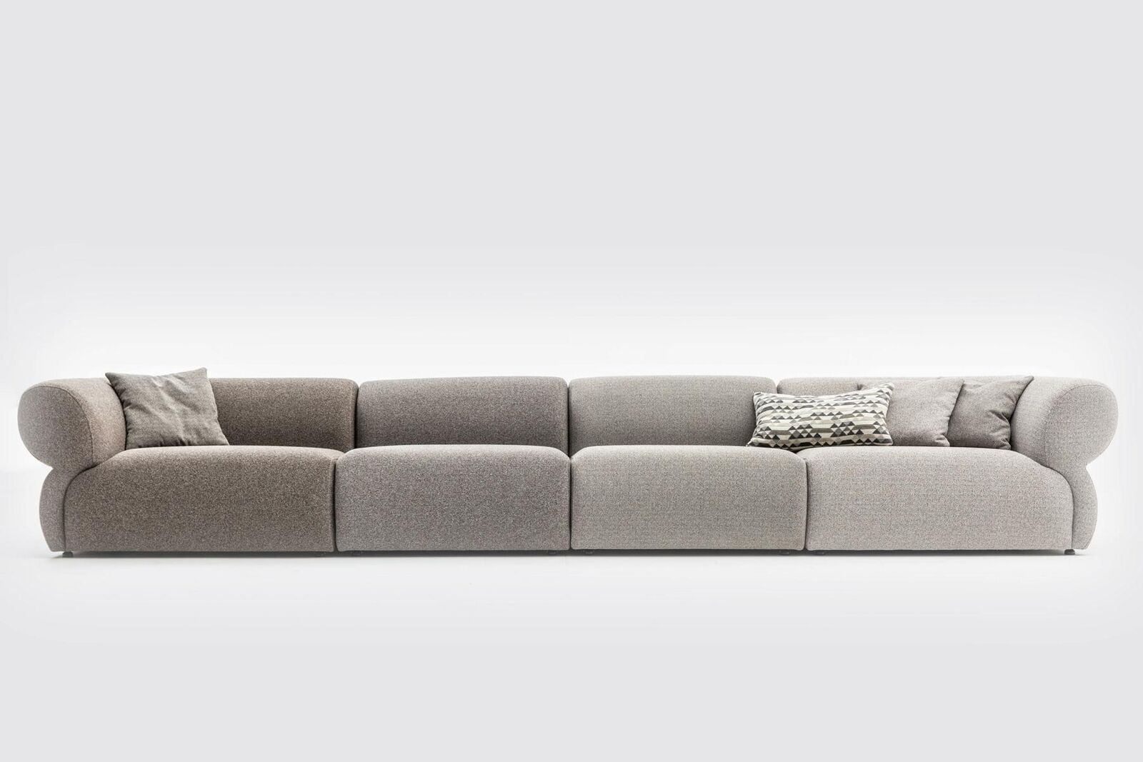 Italian furniture big sofa couch 6 seater Italian xxl couches sofas textile