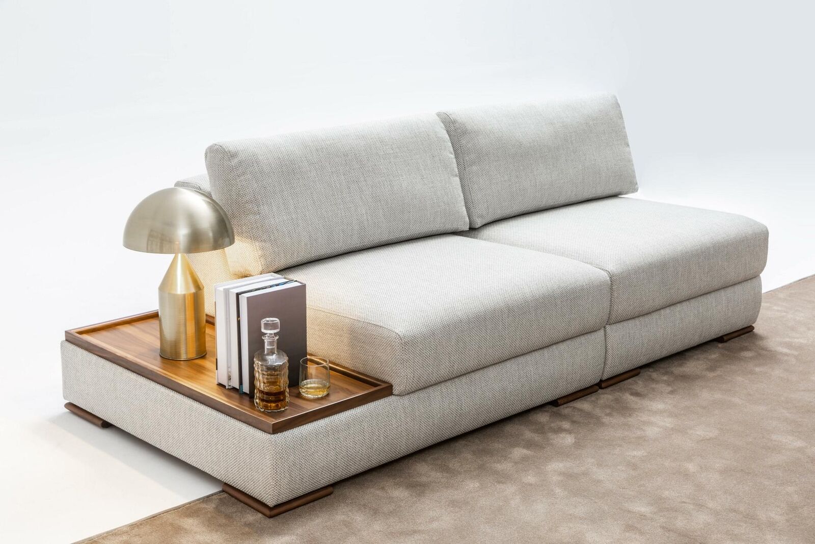 Sofa 2 Seater Living Room Designer Modern Couch Furniture 220cm Bog Sofas Fabric