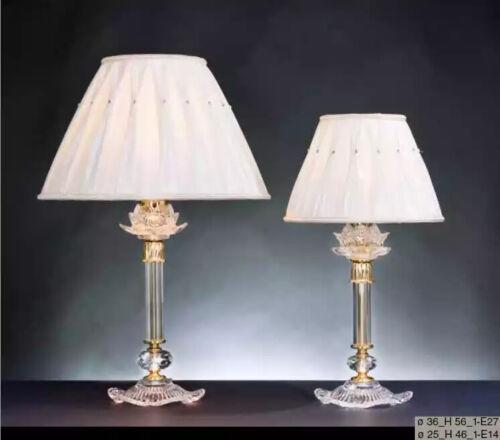White Classic Crystal Floor Lamp Antique Style Chandelier Table Lamp