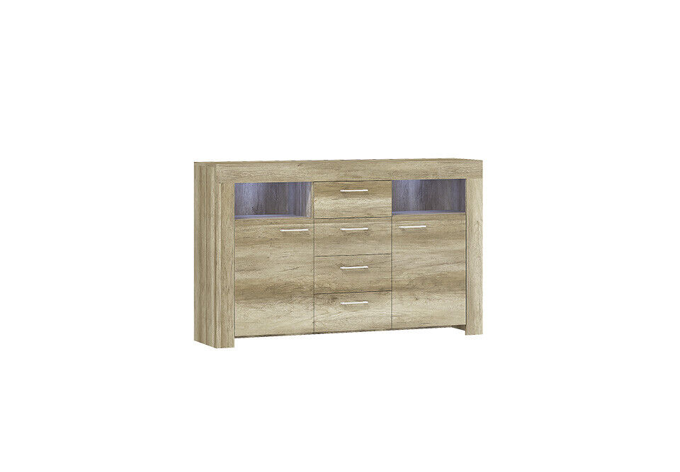 Dresser SK155 dressers sideboard cabinet 2 doors MDF wood cabinet 4 drawers