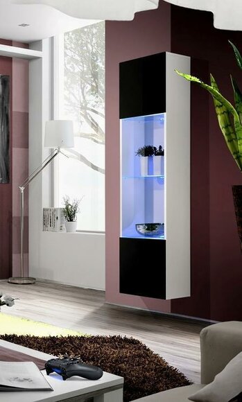 Wooden Display Cabinet Wall Cabinet Living Room Furniture Design White