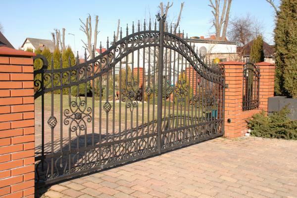 Electric automatic swing gates handmade custom-made swing gate model #009