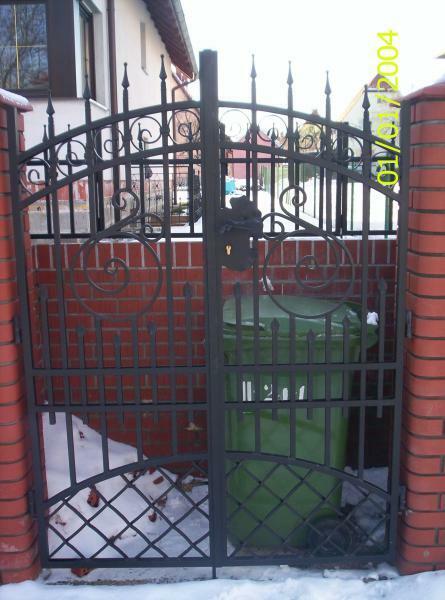 Garden gate front door entrance door wrought iron custom made iron gates M300
