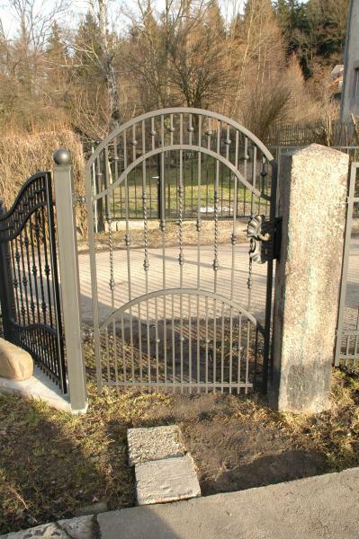 Garden gate front door entrance door wrought iron custom made iron gates M289