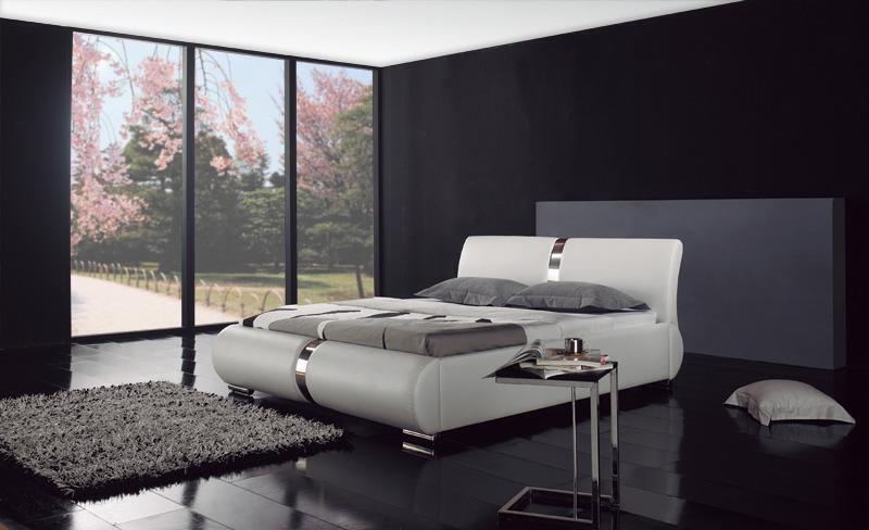Designer bed beds marriage bed double bed upholstered bed bedroom leather bed new