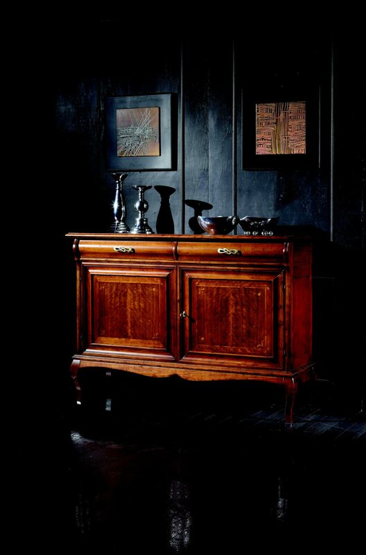 Italian furniture design chest of drawers brown luxury wood style baroque sideboard new