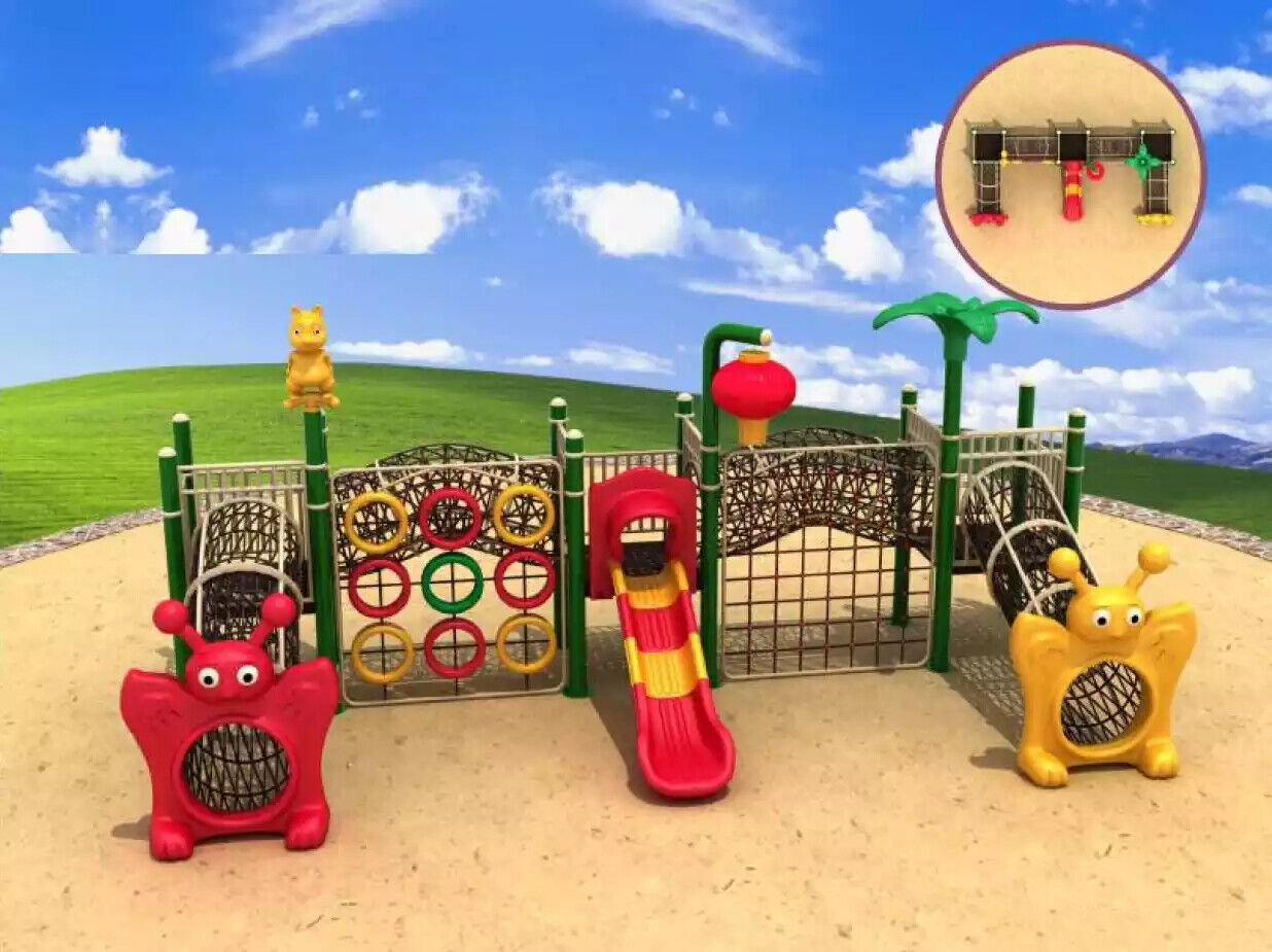 Play tower with slides Labyrinth playground for children Outdoor