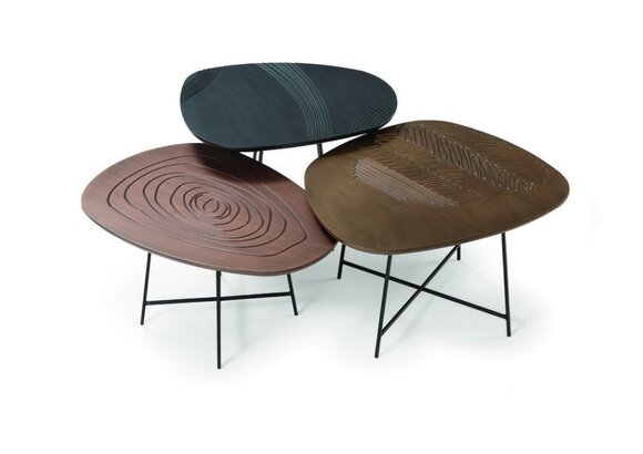 Coffee table 3x design living room table modern furniture luxury tables 3 pieces. set
