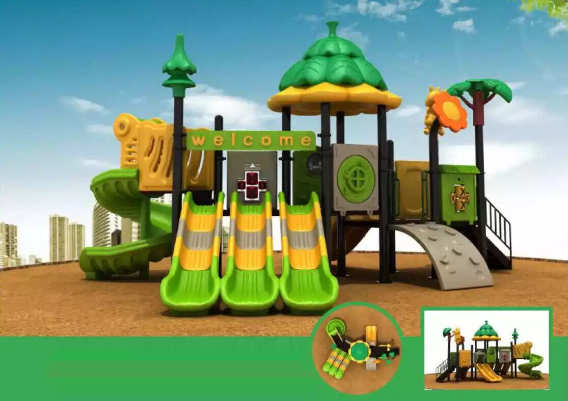 Play tower with slide Climbing tower Playhouse Playground Climbing frame
