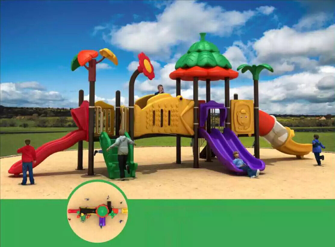 Play tower with slide Tower Playhouse Playground Customised production