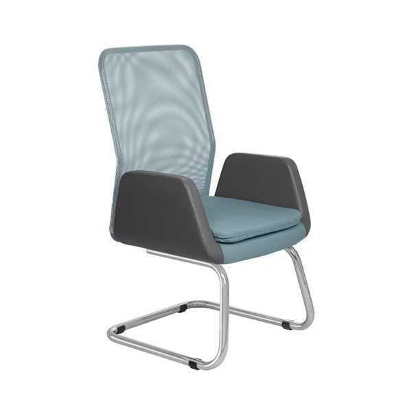 Modern executive chair stylish upholstered textile office chair blue New chair
