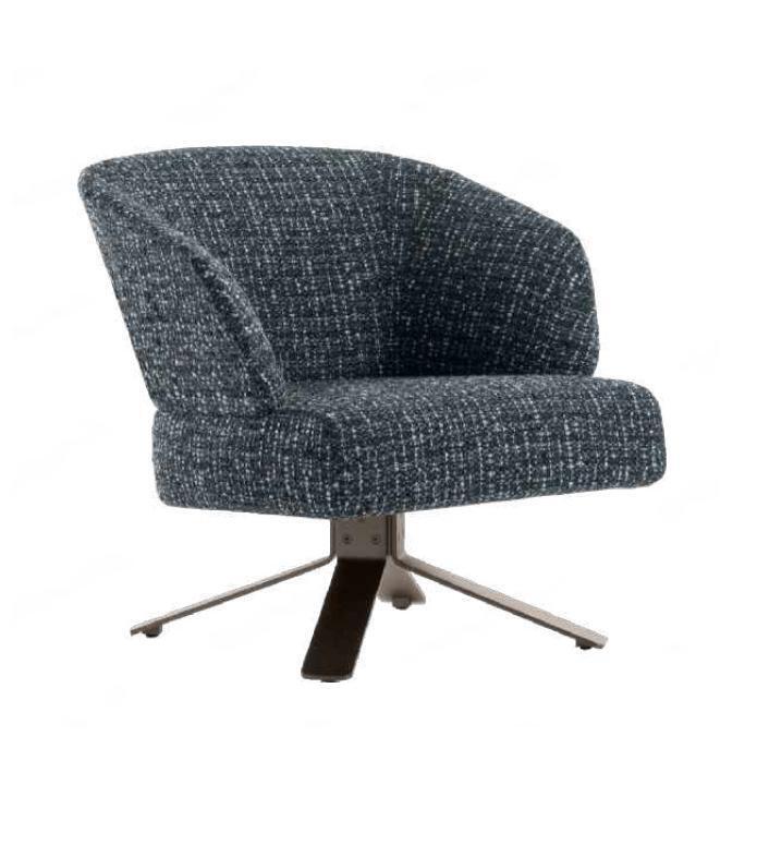 Luxurious armchair ergonomic lounge chair upholstery modern design