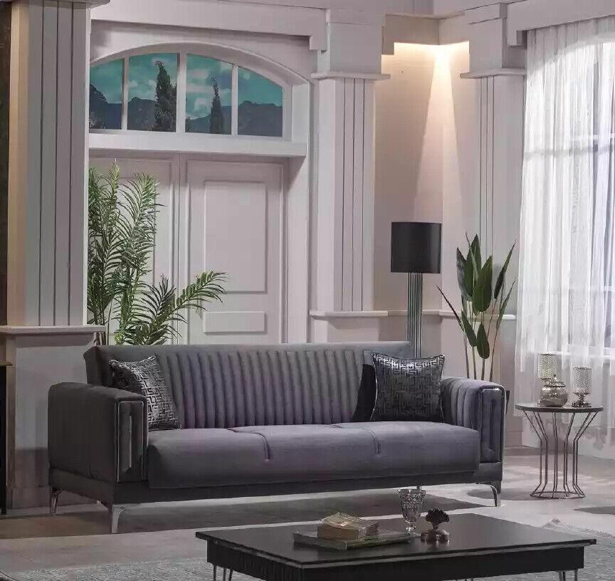 Gray sofa living room three seater velvet sofas 3 seater couches luxury furniture