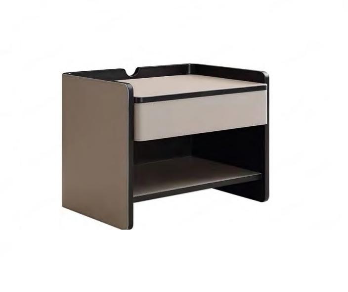Bedroom bedside table modern wood beige luxury side tables furniture