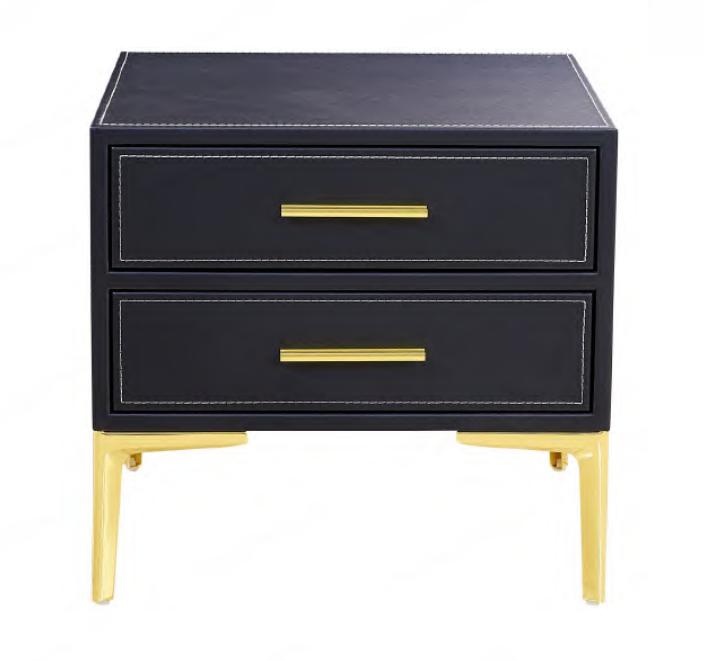 Bedside table luxury black bedroom new design furniture style modern