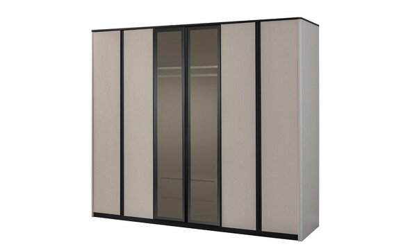 Cabinet Wardrobe Wardrobe Modern Wooden Cabinet Gray