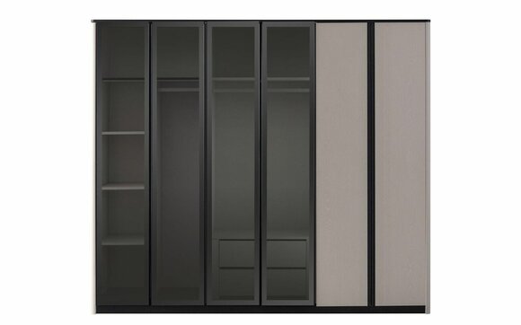 Wooden Cabinet Cupboard Wardrobe Wardrobe Modern Gray