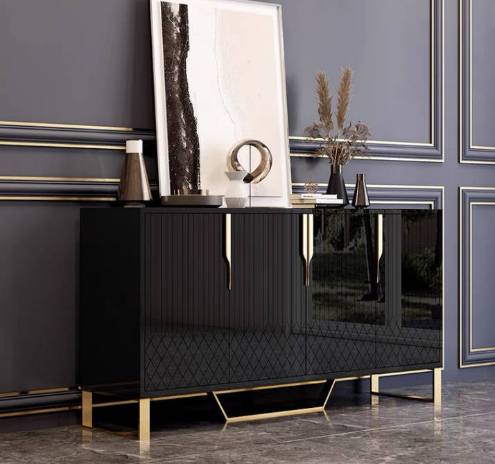 Sideboard wood living room sideboard furniture chest of drawers cabinet modern new