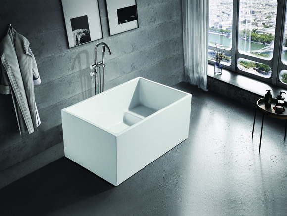 Small bathtub 110x75 When Bathroom Acrylic Bathtub White Bathtubs