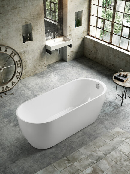 Acrylic bath tub Freestanding bath tub Modern bathroom