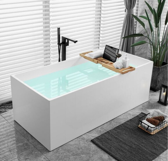 Free-standing bath tub Bathroom Acrylic bath tub White Contemporary