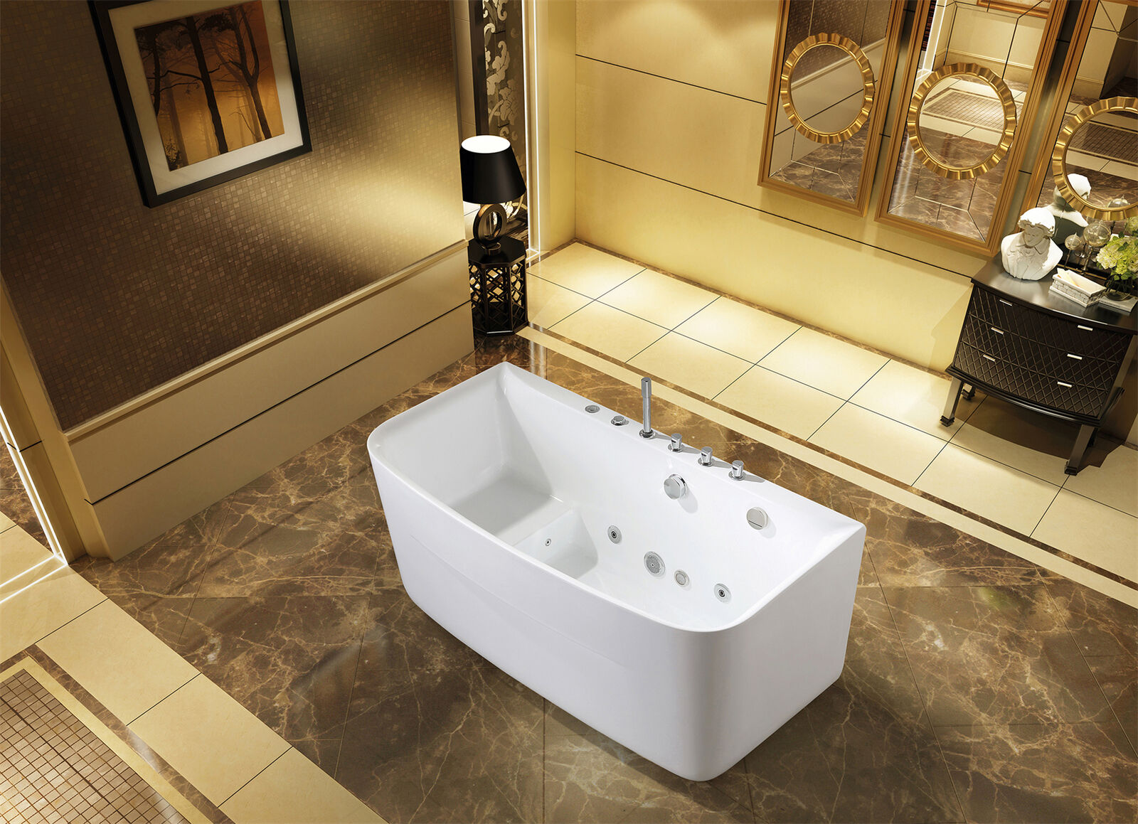 Whirlpool bath Bathtub for bathroom Whirlpool bath for 1 person