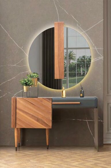 Stylish wooden dressing table designer bedroom furniture cosmetic table