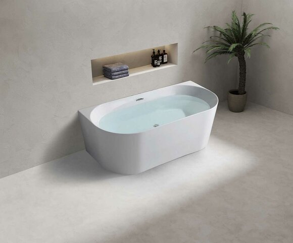 Luxury Bathroom Tub Acrylic Bathtub Rectangular Freestanding Bathtubs