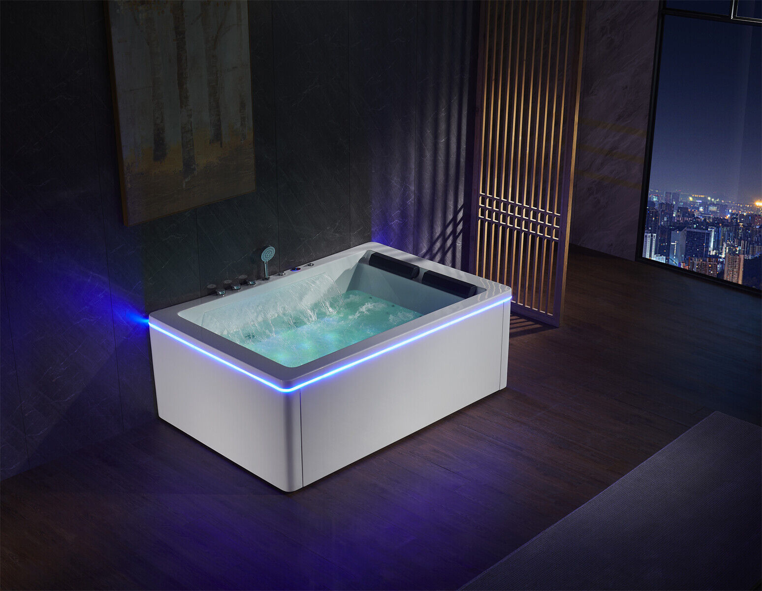 Whirlpool corner bath tub Bathtub Spa Home 2 person whirlpool tub Whirlpool tub