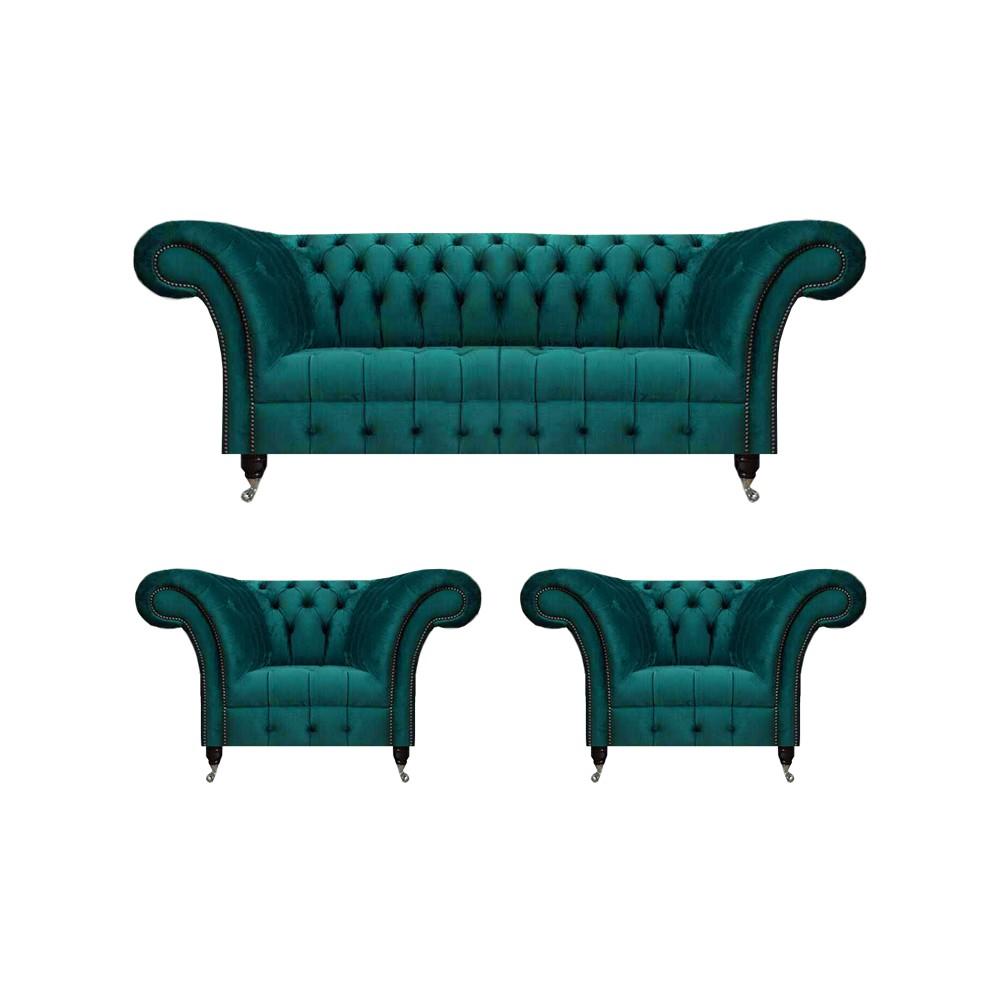 Design modern sofa set sofa set living room 3-piece Chesterfield