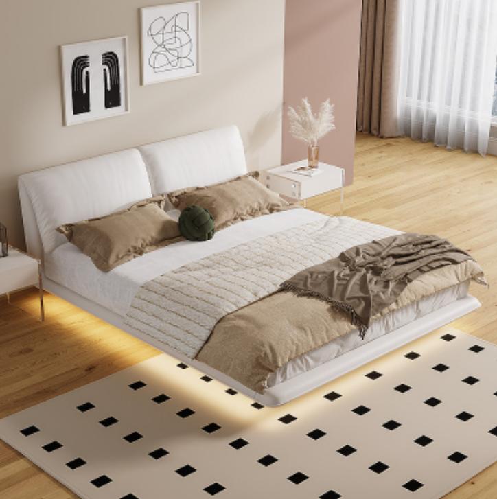 White bedroom bed designer textile beds luxury wooden double beds