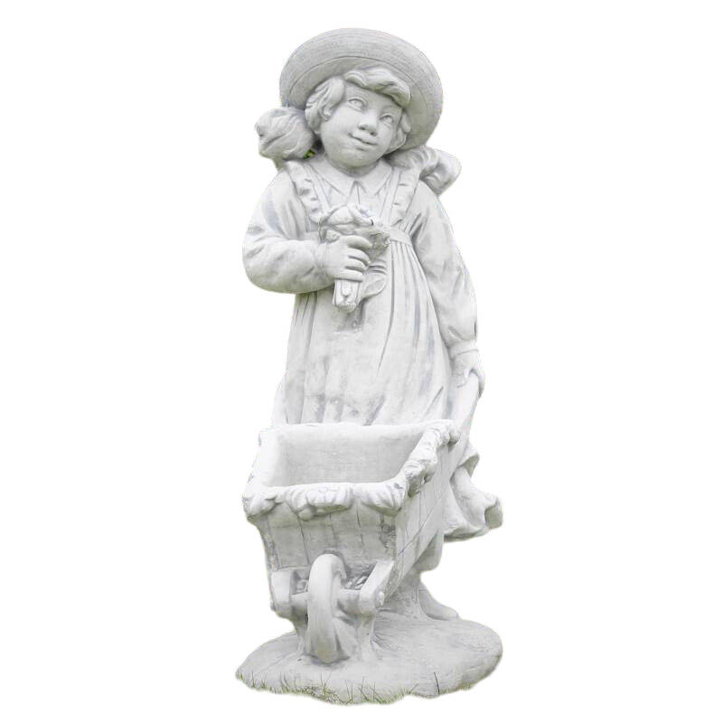 Stone flower pot sculpture pot planter flower box bucket flower pot 2040