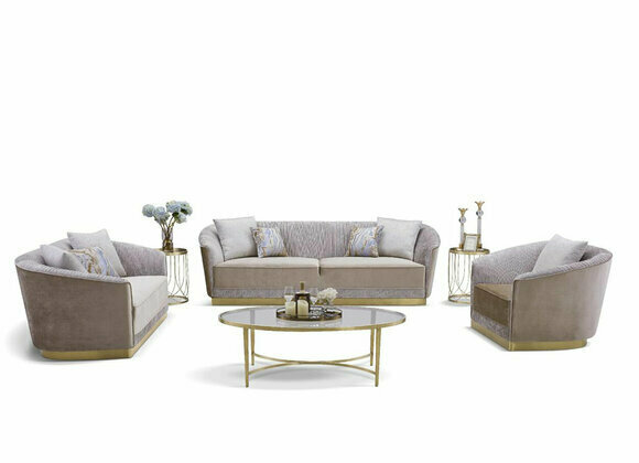 Sofa set 3+2+1 seater set design sofas upholstered couches modern couch velvet