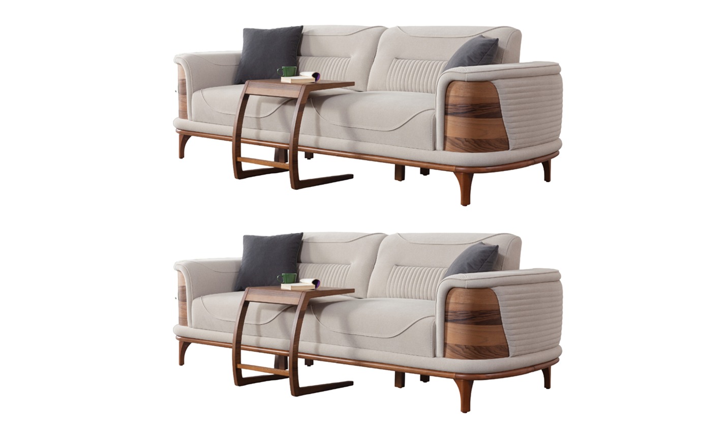 Luxurious three-seater sofas for your living room - comfortable furniture