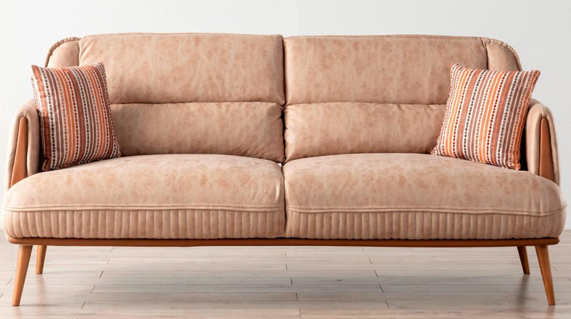 Comfortable three-seater couch big sofa stylish furniture living room upholstery