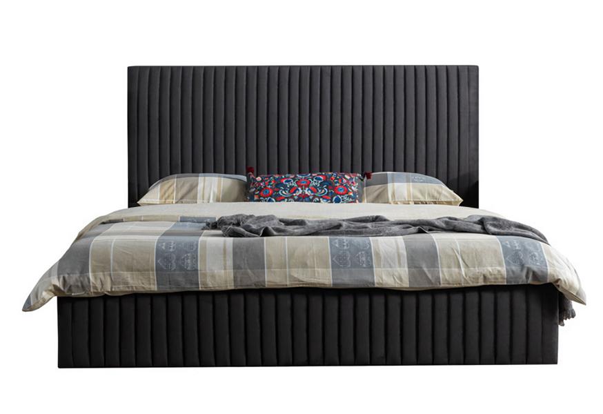 Modern upholstered bed bed beds double bed bed frame double bed 180x200 black