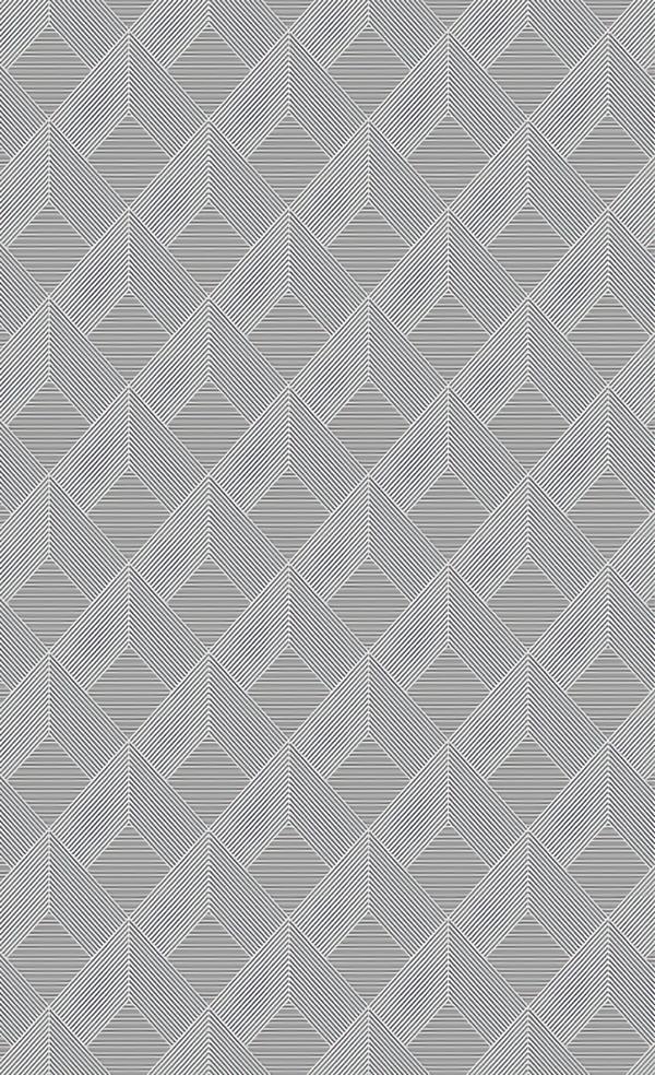 Designer Gray Rug Geometric 3D Effect Hallway Foyer Office Room