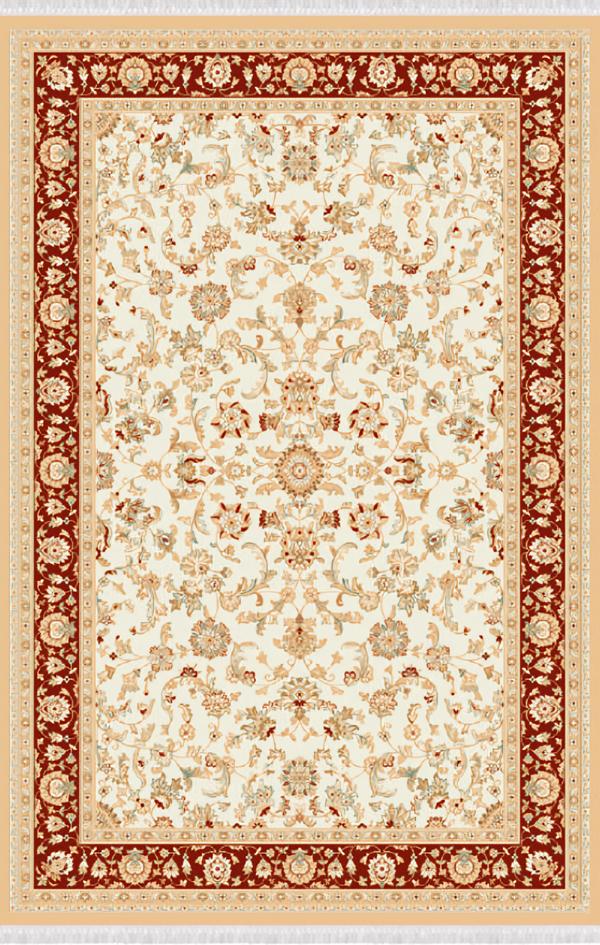 Flat weave carpets Abstract designer oriental carpet 150x233 red beige