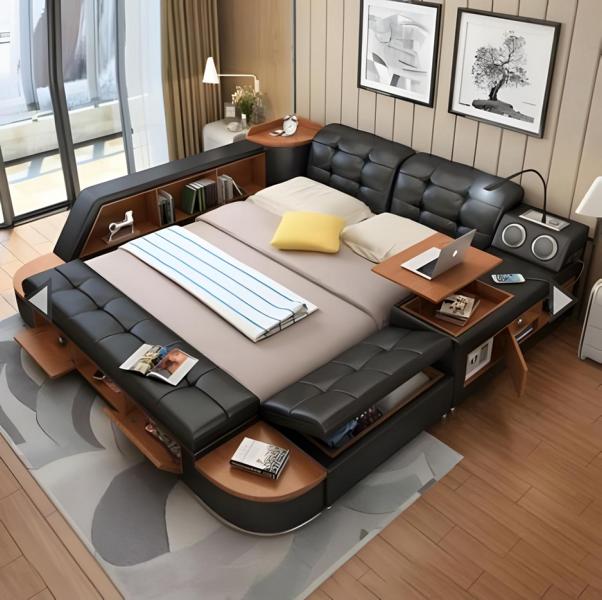 Multifunctional beds bed all in one functional bed sofa double bed bedroom
