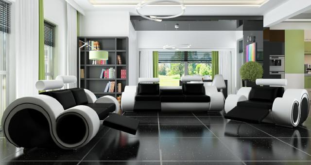 Sofa with USB, upholstery set 3+2 seats designer sofa leather sofa custom-made