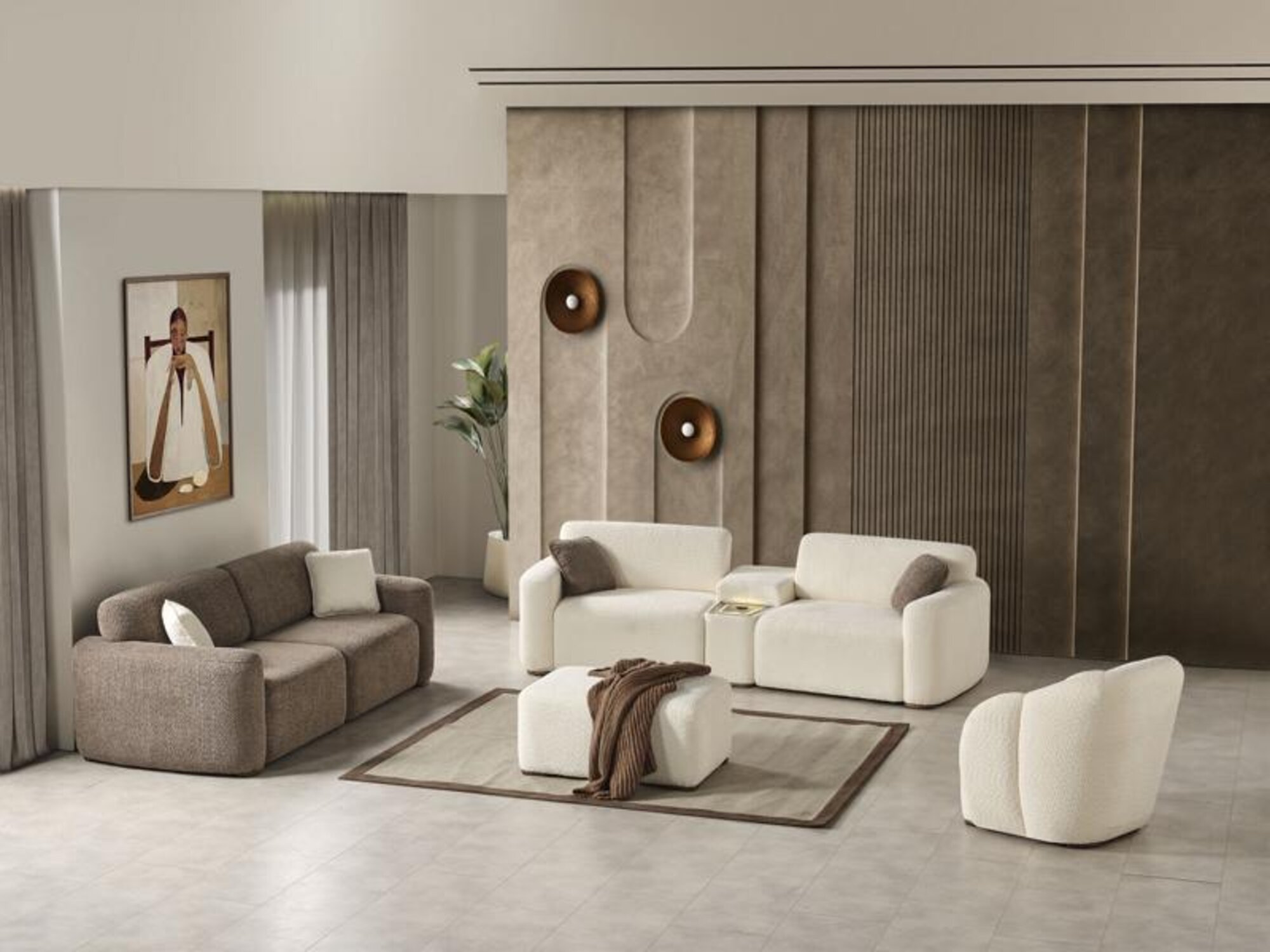 Sofa Set Sofa Suite Relax Lounge Upholstered Seating Group Sofa Couch 3-piece