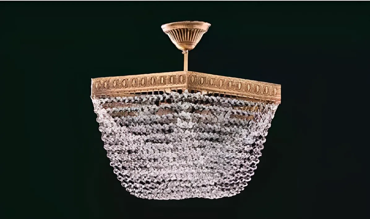 Ceiling lamp ceiling chandelier luxury gold chandelier crystal art